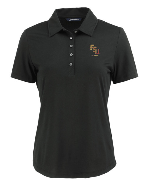 Florida State Seminoles Alumni Cutter & Buck Coastline Epic Comfort Eco Recycled Womens Polo BL_MANN_HG 1