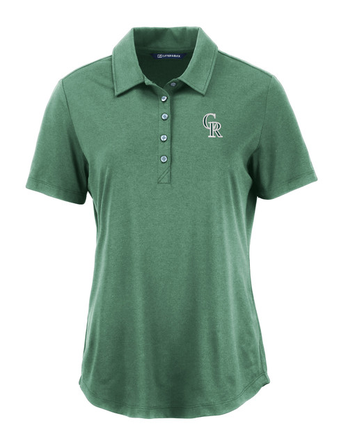 Colorado Rockies City Connect Cutter & Buck Coastline Epic Comfort Eco Recycled Womens Polo HT_MANN_HG 1