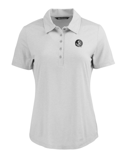 Florida State Seminoles Cutter & Buck Coastline Epic Comfort Eco Recycled Womens Polo CNC_MANN_HG 1