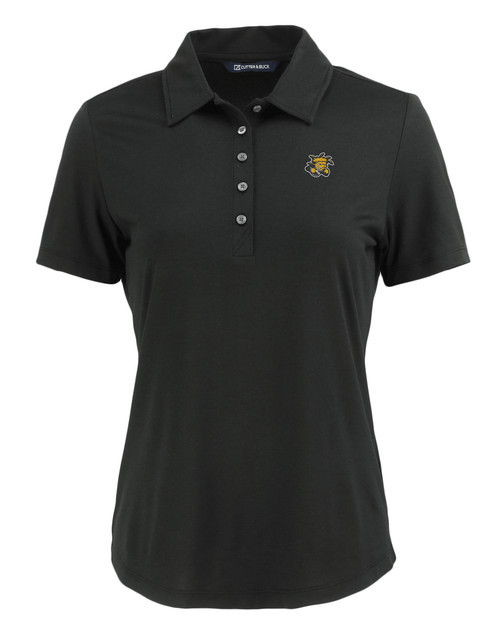 Wichita State Shockers Cutter & Buck Coastline Epic Comfort Eco Recycled Womens Polo BL_MANN_HG 1