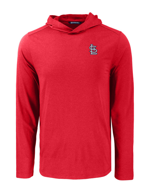 St. Louis Cardinals Cutter & Buck Coastline Epic Comfort Eco Recycled Mens Hooded Shirt CDR_MANN_HG 1