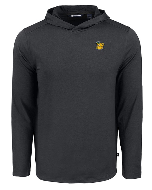 Baylor Sailor Bear College Vault Cutter & Buck Coastline Epic Comfort Recycled Mens Hooded Shirt BL_MANN_HG 