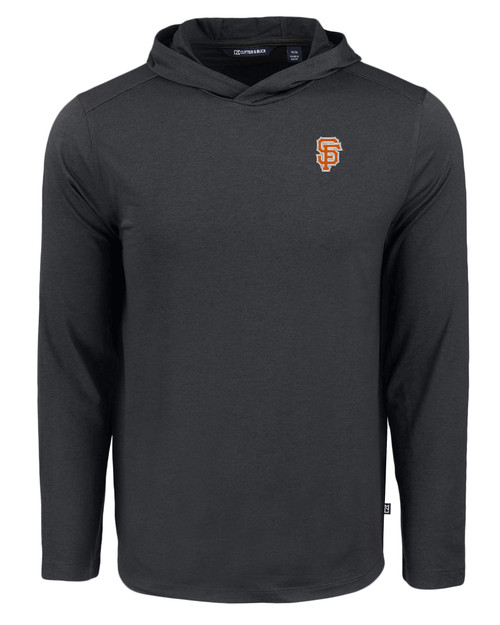 San Francisco Giants City Connect Cutter & Buck Coastline Epic Comfort Eco Recycled Mens Hooded Shirt BL_MANN_HG 1