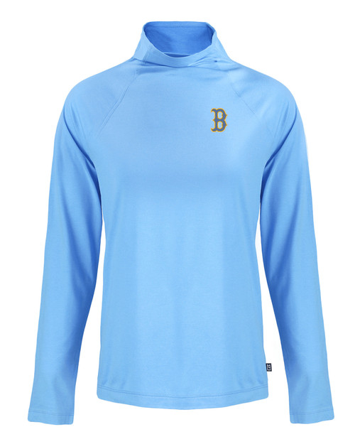 Boston Red Sox City Connect Cutter & Buck Coastline Epic Comfort Eco Recycled Womens Funnel Neck ALS_MANN_HG 1