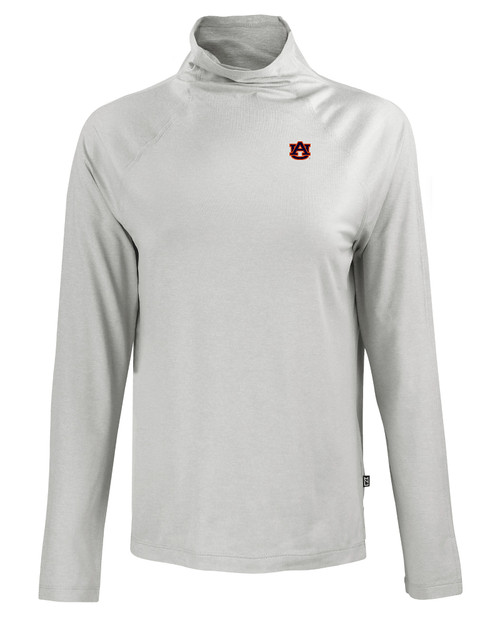 Auburn Tigers Cutter & Buck Coastline Epic Comfort Eco Recycled Womens Funnel Neck CNC_MANN_HG 1