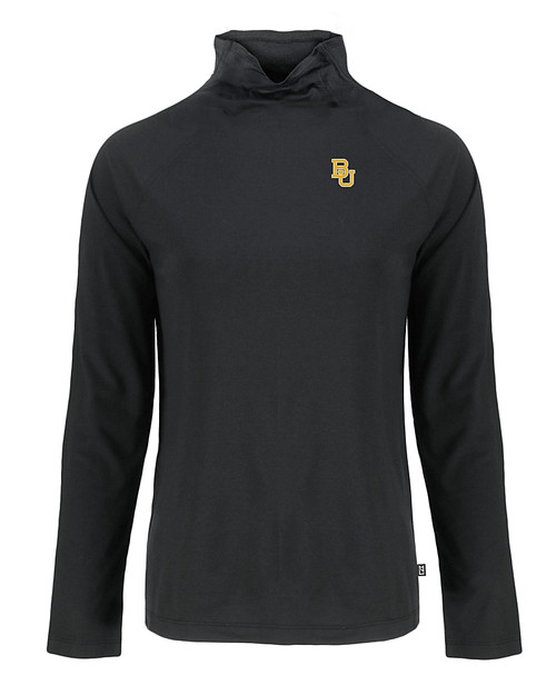 Baylor Bears Cutter & Buck Coastline Epic Comfort Recycled Womens Funnel Neck BL_MANN_HG 