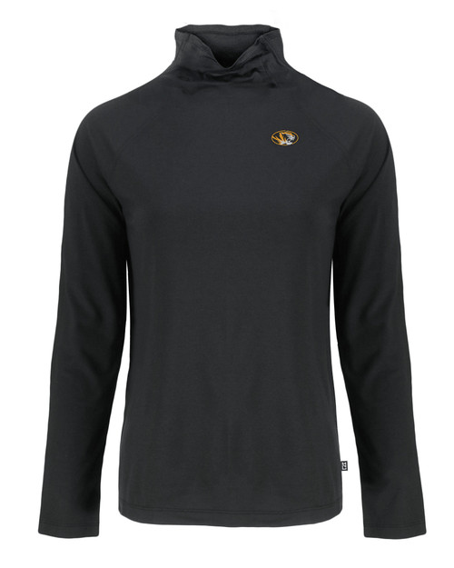 Missouri Tigers Cutter & Buck Coastline Epic Comfort Eco Recycled Womens Funnel Neck BL_MANN_HG 1