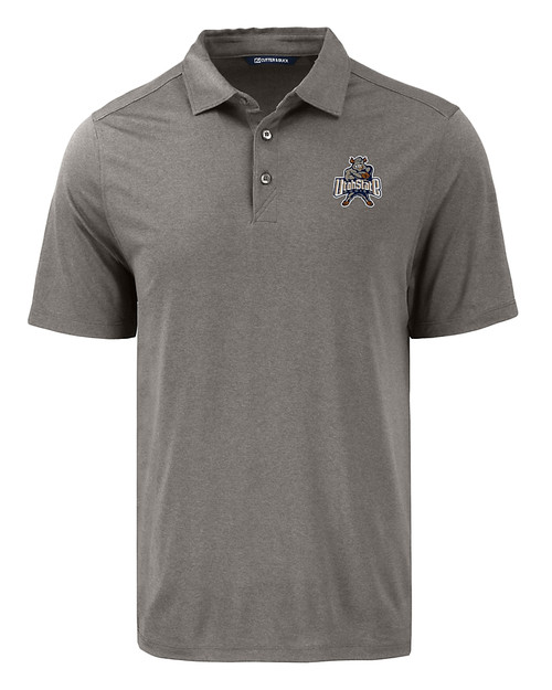 Utah State Aggies College Vault Cutter & Buck Coastline Epic Comfort Recycled Mens Polo EG_MANN_HG 