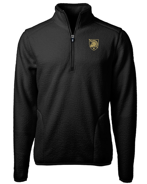 Army Black Knights Cutter & Buck Cascade Eco Fleece Mens Quarter Zip Jacket BL_MANN_HG 