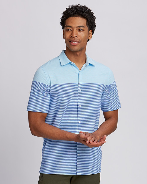 Pioneer Short-Sleeve Stripe Shirt 1