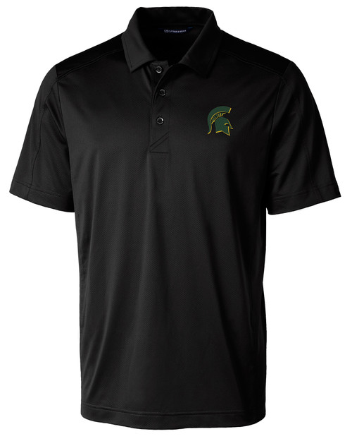 Mountain Brook High School - Cutter & Buck Prospect Eco Textured Stretch Recycled Mens Short Sleeve Polo BL_MANN_HG 1