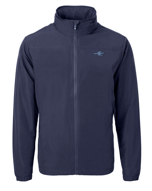 James Clemens High School Cutter & Buck Charter Eco Knit Recycled Big & Tall Full-Zip Jacket NVBU_MANN_HG 1