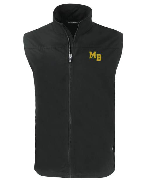 Mountain Brook High School Cutter & Buck Charter Eco Full-Zip Mens Big & Tall Vest BL_MANN_HG 1