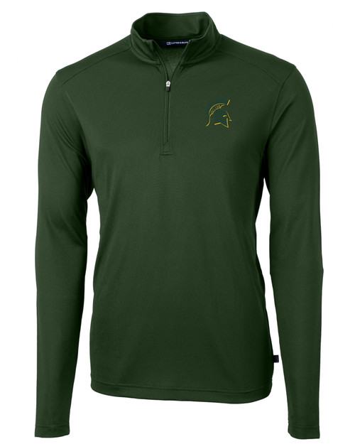 Mountain Brook High School - Cutter & Buck Virtue Eco Pique Recycled Quarter Zip Mens Pullover HT_MANN_HG 1