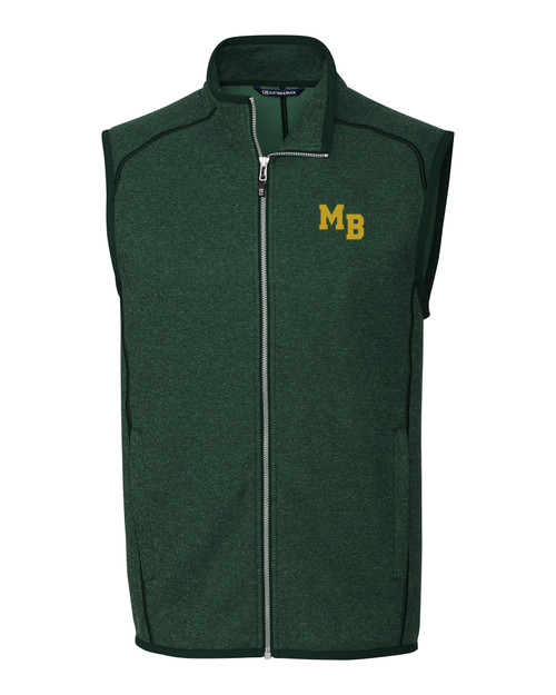 Mountain Brook High School Cutter & Buck Mainsail Sweater-Knit Mens Full Zip Vest HH_MANN_HG 1