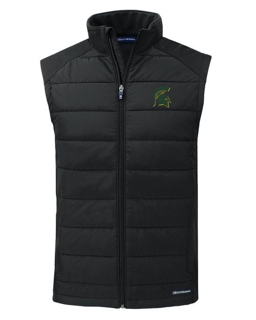 Mountain Brook High School - Cutter & Buck Evoke Hybrid Eco Softshell Recycled Mens Full Zip Vest BL_MANN_HG 1