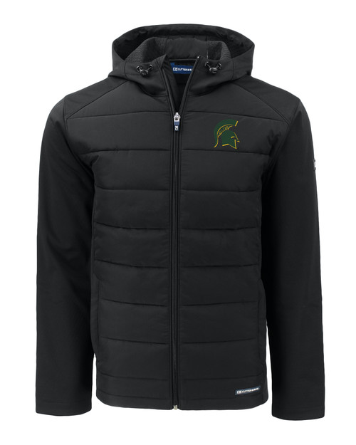 Mountain Brook High School - Cutter & Buck Evoke Hybrid Eco Softshell Recycled Full Zip Mens Hooded Jacket BL_MANN_HG 1