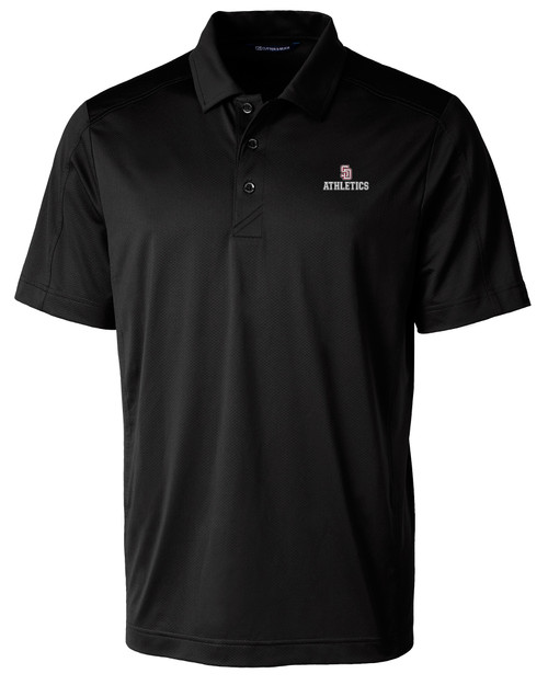 Marjory Stoneman Douglas High School -  Cutter & Buck Prospect Eco Textured Stretch Recycled Mens Short Sleeve Polo BL_MANN_HG 1