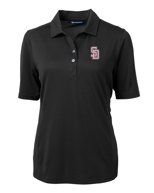 Marjory Stoneman Douglas High School Cutter & Buck Virtue Eco Pique Recycled Womens Polo BL_MANN_HG 1