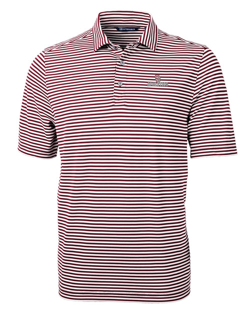 Marjory Stoneman Douglas High School -  Cutter & Buck Virtue Eco Pique Stripe Recycled Mens Polo BRD_MANN_HG 1