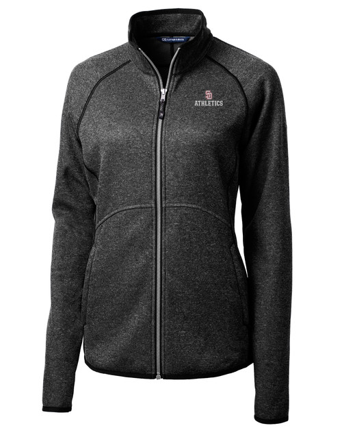 Marjory Stoneman Douglas High School -  Cutter & Buck Mainsail Sweater-Knit Womens Full Zip Jacket CCH_MANN_HG 1