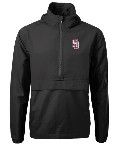 Marjory Stoneman Douglas High School Cutter & Buck Charter Eco Recycled Mens Anorak Jacket BL_MANN_HG 1