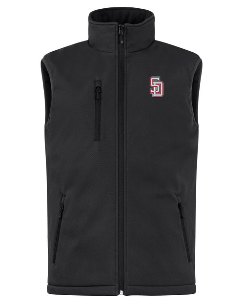 Marjory Stoneman Douglas High School Clique Equinox Insulated Mens Softshell Vest BL_MANN_HG 1