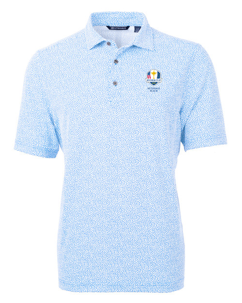 2025 Ryder Cup Cutter & Buck Virtue Eco Pique Botanical Print Recycled Mens Polo ALS_MANN_HG 1