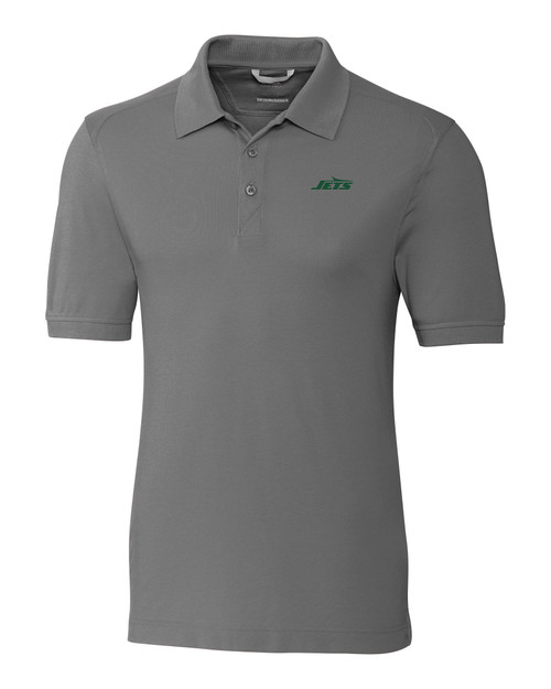 New York Jets Cutter & Buck Advantage Tri-Blend Pique Mens Big and Tall Polo EG_MANN_HG 1