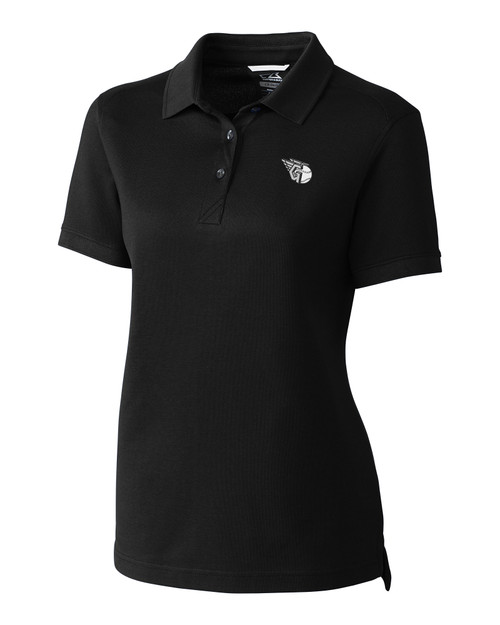 Cleveland Guardians Mono Cutter & Buck Advantage Tri-Blend Pique Womens Polo BL_MANN_HG 1