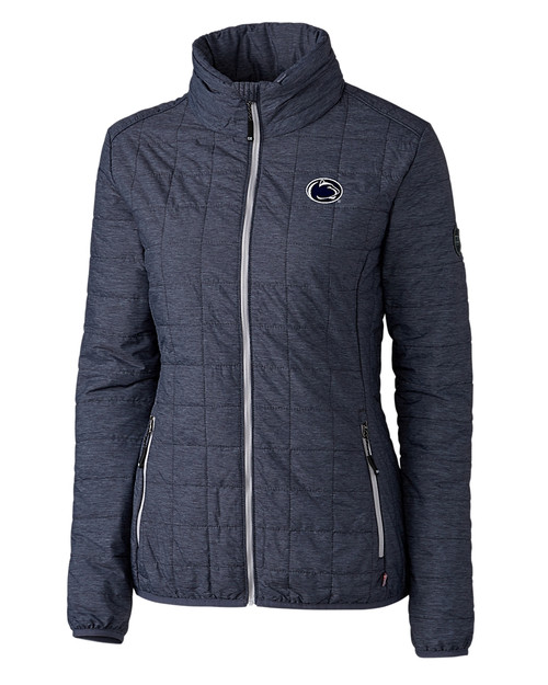Penn State Nittany Lions Cutter & Buck Rainier PrimaLoft®  Womens Eco Insulated Full Zip Puffer Jacket ANM_MANN_HG 