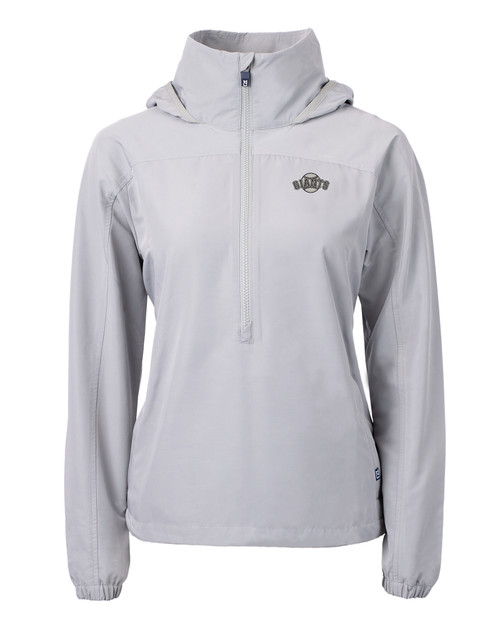 San Francisco Giants Mono Cutter & Buck Charter Eco Recycled Womens Anorak Jacket POL_MANN_HG 1