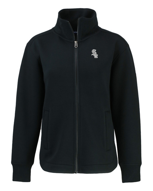 Chicago White Sox Mono Cutter & Buck Roam Eco Full Zip Recycled Womens Jacket BL_MANN_HG 1