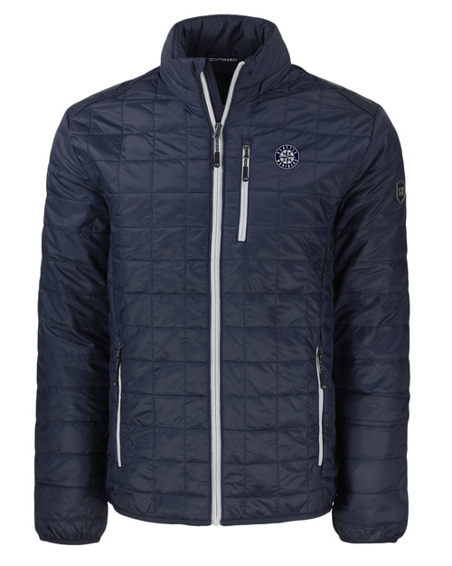 Seattle Mariners Mono Cutter & Buck Rainier PrimaLoft®  Mens Big and Tall Eco Insulated Puffer Jacket DNSV_MANN_HG 1