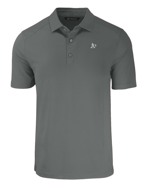 Oakland Athletics Mono Cutter & Buck Forge Eco Stretch Recycled Mens Big & Tall Polo EG_MANN_HG 1
