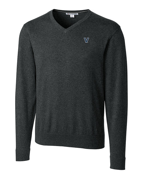 Villanova Wildcats Cutter & Buck Lakemont Tri-Blend Mens V-Neck Pullover Sweater CCH_MANN_HG 