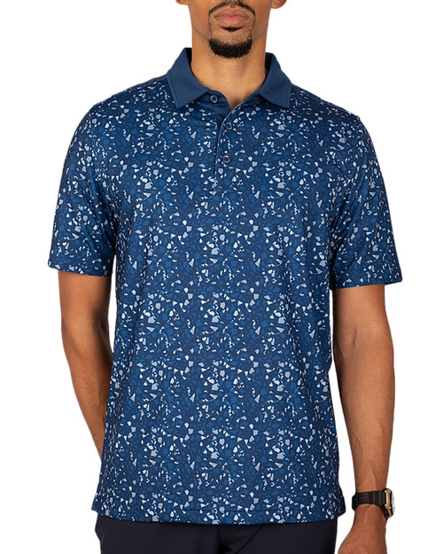 Forge Polo Particle Print  1