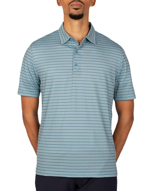 Big &Tall Pike Polo Zig Zag Print 1