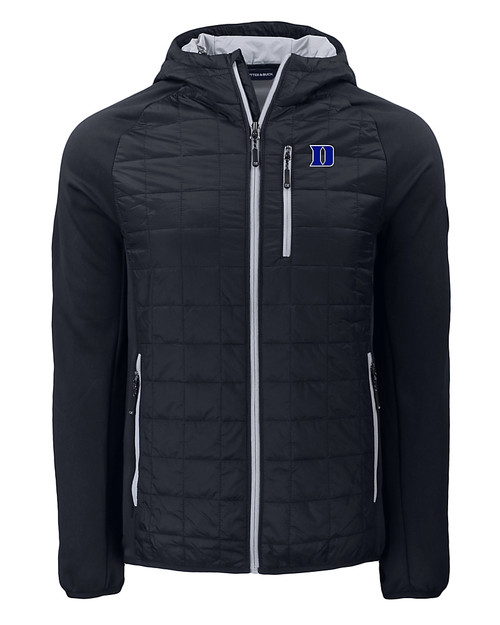 Duke Blue Devils Cutter & Buck Rainier Primaloft Mens Eco Full Zip Hybrid Jacket BL_MANN_HG 