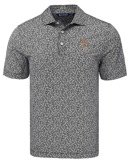 Florida State Seminoles Alumni Cutter & Buck Pike Eco Flora Print Recycled Mens Big & Tall Polo BL_MANN_HG 