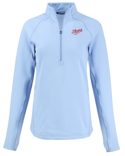 Dayton Flyers College Vault Cutter & Buck Peshastin Fleece Recycled Womens Half Zip Pullover ALH_MANN_HG 