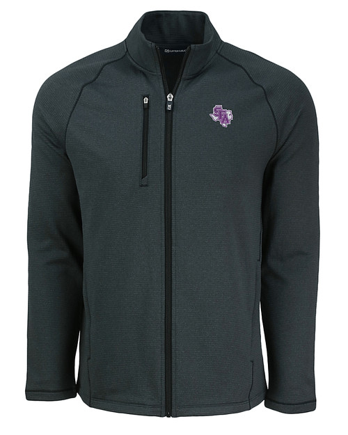 Stephen F Austin Lumberjacks Cutter & Buck Peshastin Fleece Recycled Mens Full Zip Jacket BLH_MANN_HG 