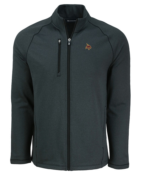 Texas State Bobcats Cutter & Buck Peshastin Fleece Recycled Mens Full Zip Jacket BLH_MANN_HG 