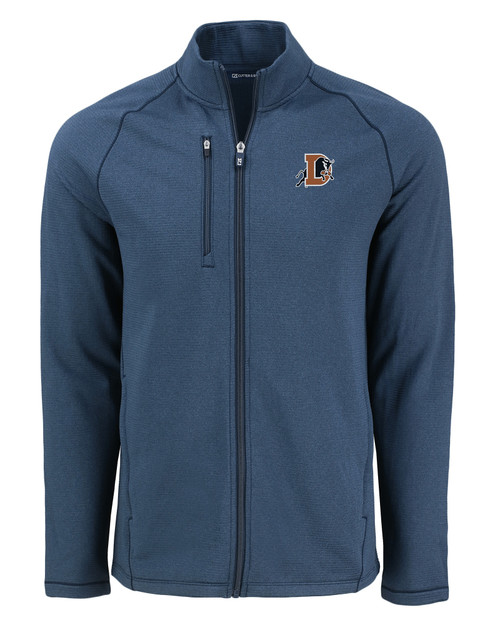 Durham Bulls Cutter & Buck Peshastin Eco Fleece Recycled Mens Full Zip Jacket NVH_MANN_HG 1