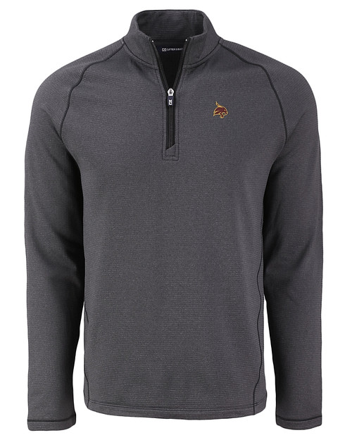 Texas State Bobcats Cutter & Buck Peshastin Fleece Recycled Mens Half Zip Pullover BLH_MANN_HG 