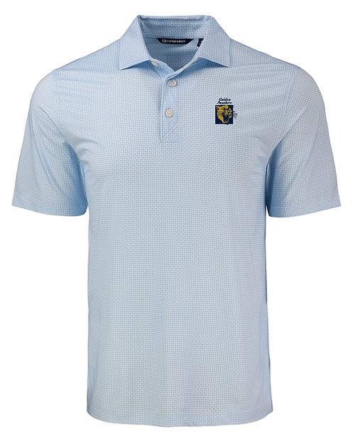 FIU Panthers College Vault Cutter & Buck Pike Eco Diamond Dot Print Recycled Mens Polo ALS_MANN_HG 