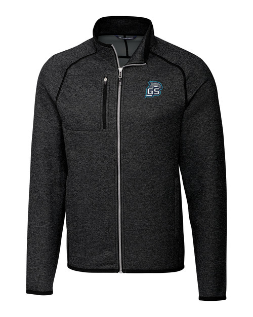 Gulf Shores High School Cutter & Buck Mainsail Sweater-Knit Mens Big and Tall Full Zip Jacket CCH_MANN_HG 1