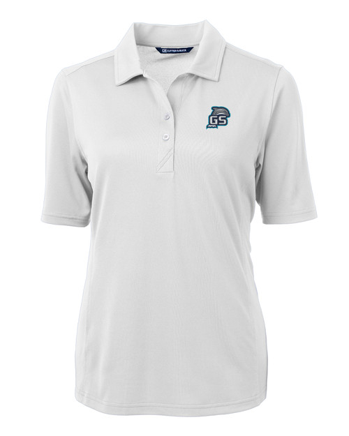 Gulf Shores High School Cutter & Buck Virtue Eco Pique Recycled Womens Polo WH_MANN_HG 1