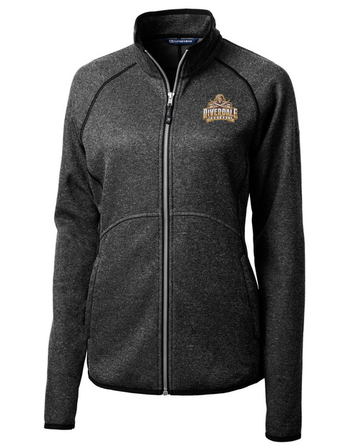 Riverdale High School 91���� Mainsail Sweater-Knit Womens Full Zip Jacket CCH_MANN_HG 1