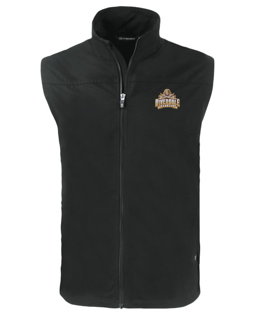 Riverdale High School Cutter & Buck Charter Eco Full-Zip Mens Big & Tall Vest BL_MANN_HG 1